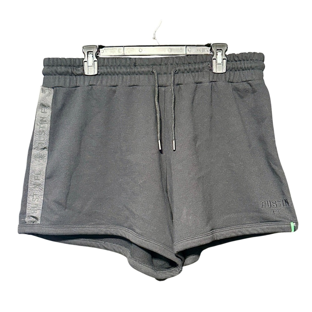 The Wild Collective‎ Austin FC Soccer Shorts Womens 2XL Black Athletic Lounge